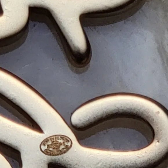 Chanel Gold Tone  Cursive Script Crawler Women's Earrings - Picture 4 of 11